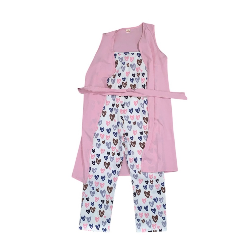 Pat Pat Girls Jumpsuit Set